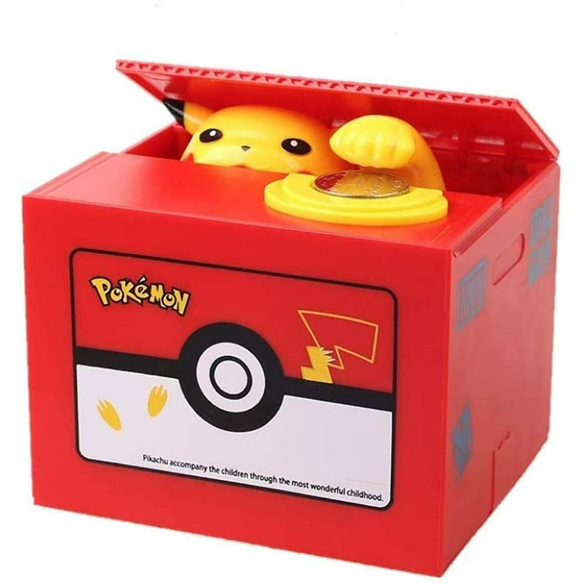 Interestingsport Limited Edition Creative Anmial Pikachu Automated Stealing Piggy Bank Toy Coin Bank Money Banks Coin Can for Kids Interestingsport Limited Edition Creative Anmial Pikachu Automated Stealing Piggy Bank Toy Coin Bank Money Banks Coin Can for Kids